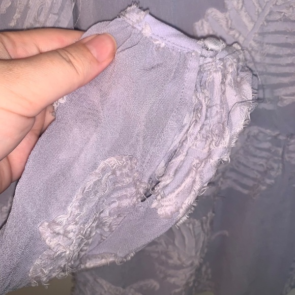 Wilfred Augustine Blouse Ruffled Peplum Blouse Aleutian S - Picture 6 of 13